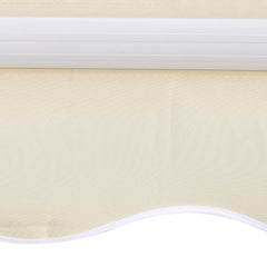 vidaXL Awning Replacement Fabric Cream 300x250 cm Polyester 4