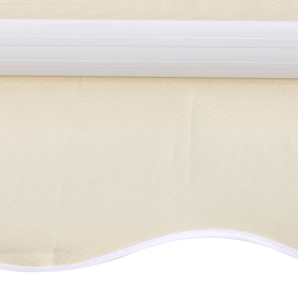 vidaXL Awning Replacement Fabric Cream 300x250 cm Polyester 4