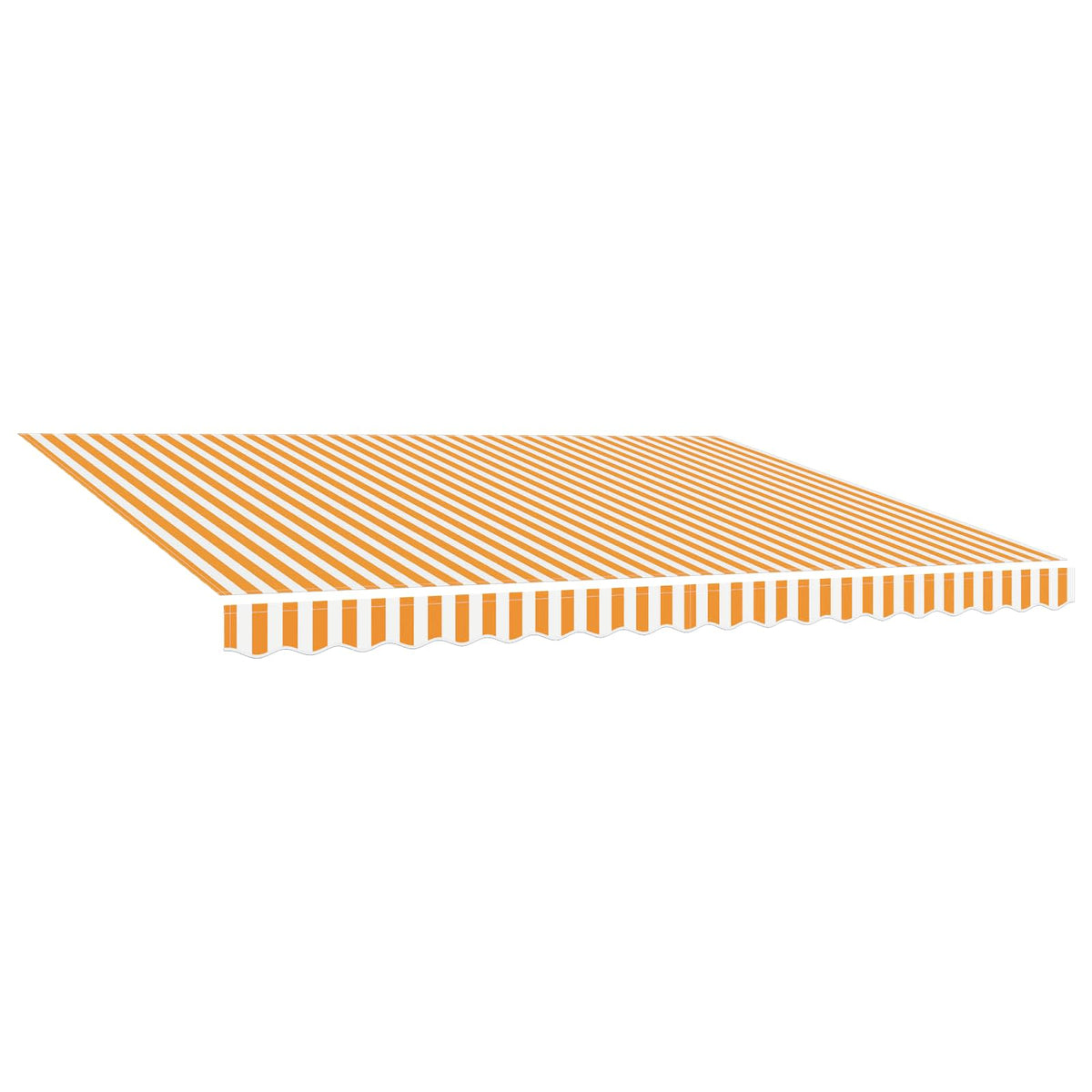 Awning Replacement Polyester Drop Width Yellow white
