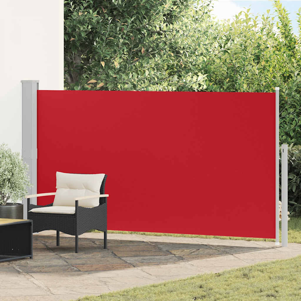 Patio Terrace Side Awning 160 x 300 cm Red 1