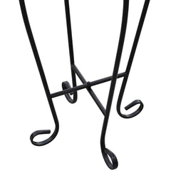 vidaXL Plant Stand | Blue and white | Iron and ceramic | Small 4