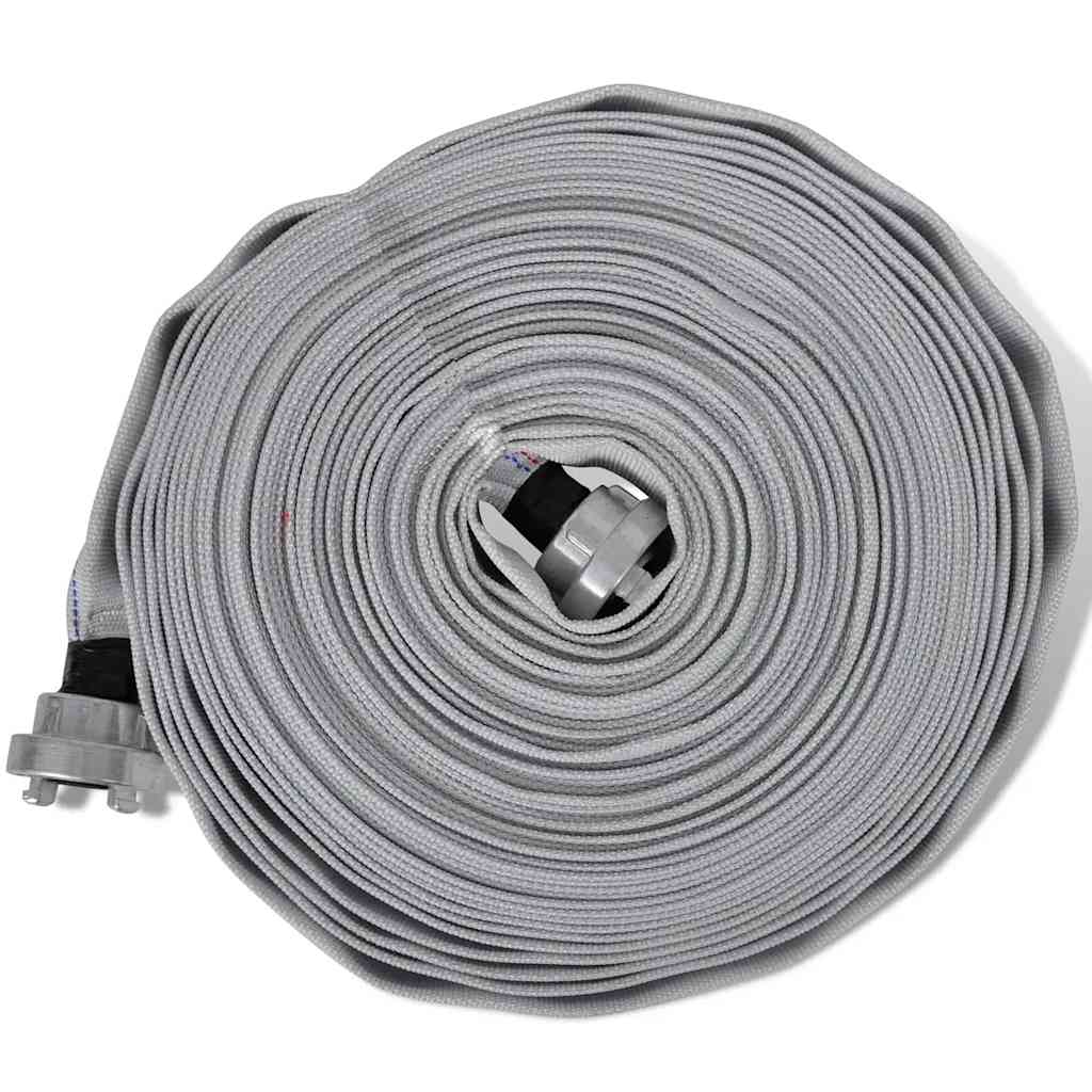 vidaXL Fire Hose Flat Hose 20 m with D-Storz Couplings 1 Inch 2