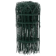 vidaXL Garden Border Fence Powder-coated Iron 25x0.4 m 2