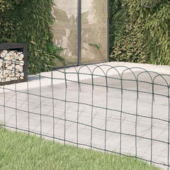 Garden Border Fence Powder-coated Iron 10x0,4 m 0.65 m