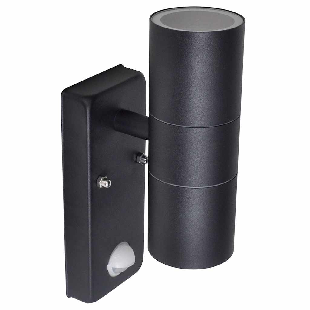 vidaXL Sensor Lamp | Black | Stainless Steel, Tempered Glass | Standard | Lights 3