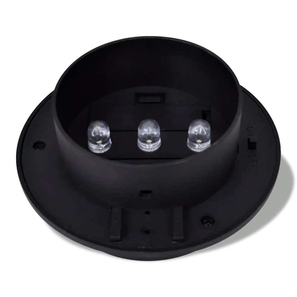 vidaXL Solar Lamp | Set of 6 | Black | Sturdy plastic | 6 pieces | Solar 5