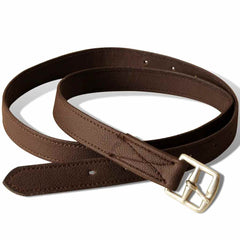Horse Riding Saddle Set 16" Real Leather 5-in-1 Brown 18 cm