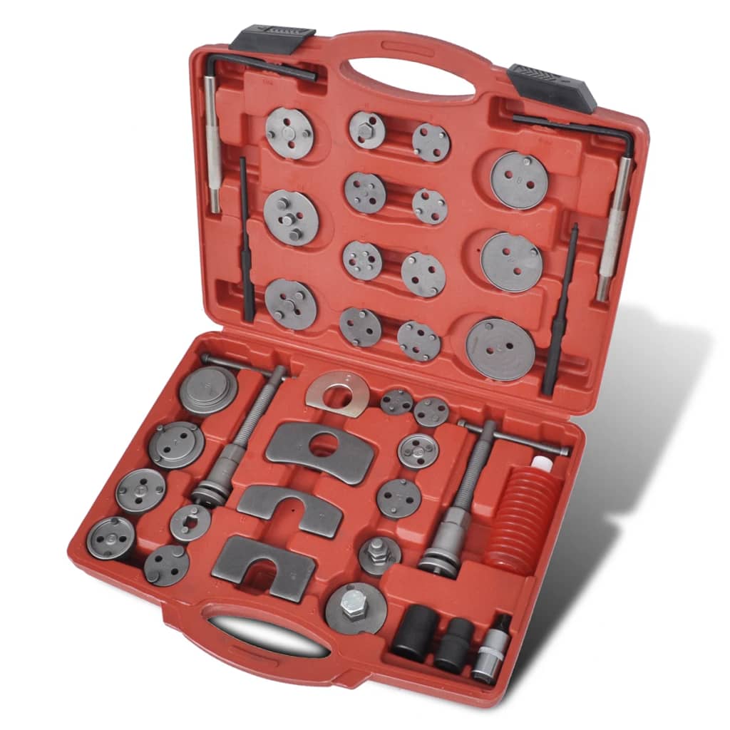 vidaXL Brake Caliper Piston Wind Back Tool Kit 40 pcs 1