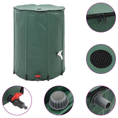 vidaXL Collapsible Rain Water Tank 500 L 2