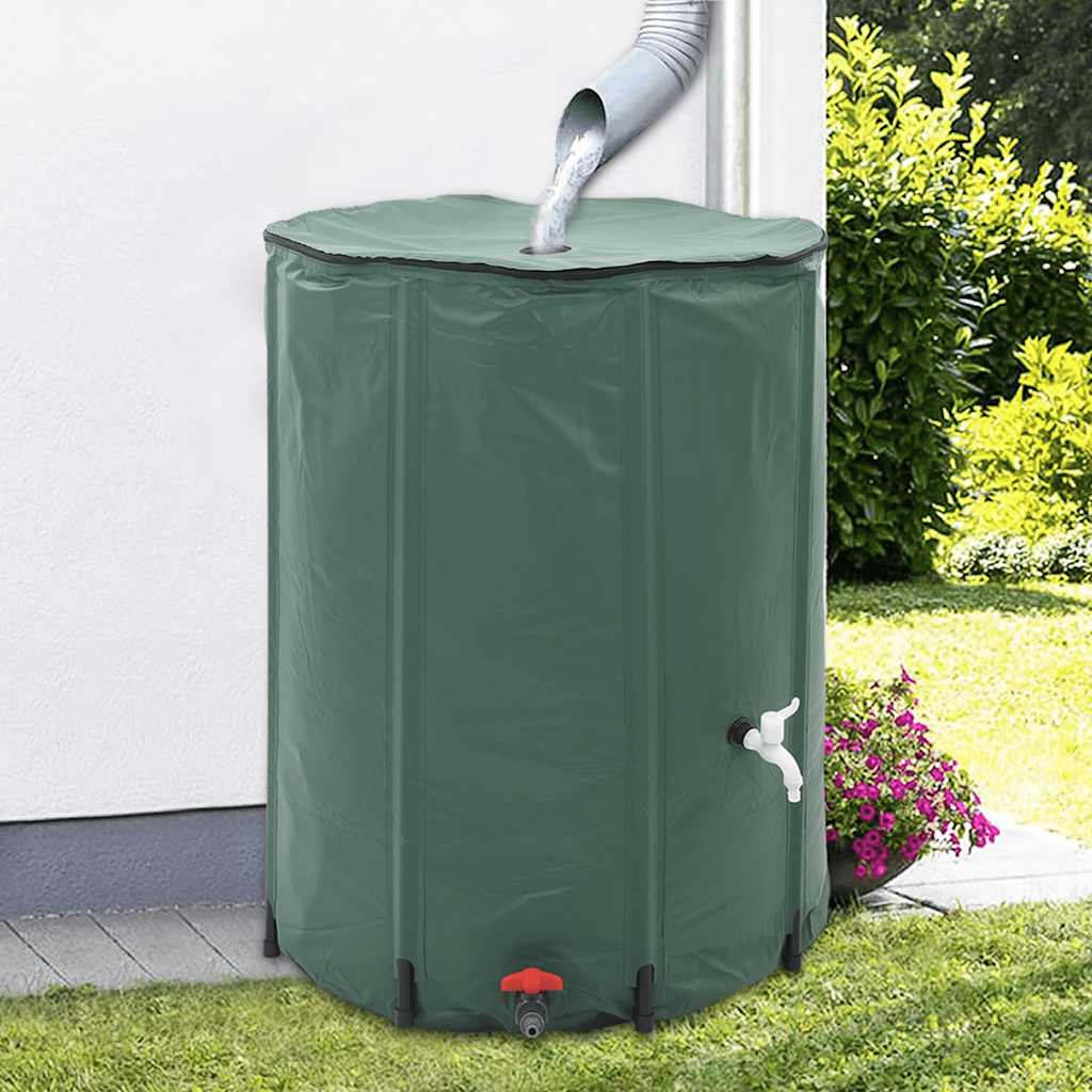 vidaXL Collapsible Rain Water Tank 500 L 1