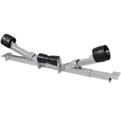 Boat Trailer Bottom Support Bracket with Keel Rollers 80 - 124 cm
