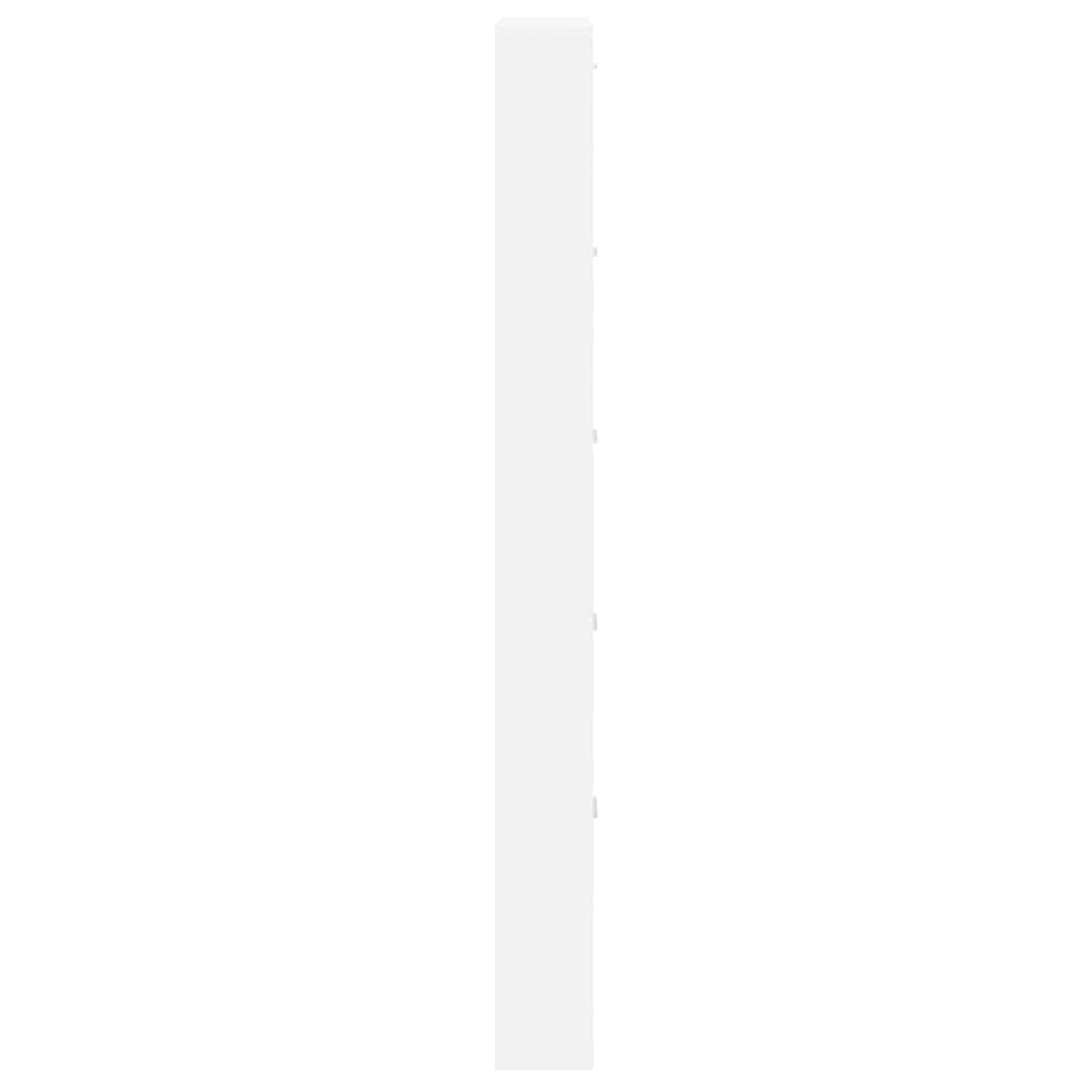 vidaXL Shoe Cabinet | White | Engineered wood, plastic, aluminium alloy | Medium 5