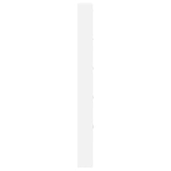 vidaXL Shoe Cabinet | White | Engineered wood, plastic, aluminium alloy | Medium 5