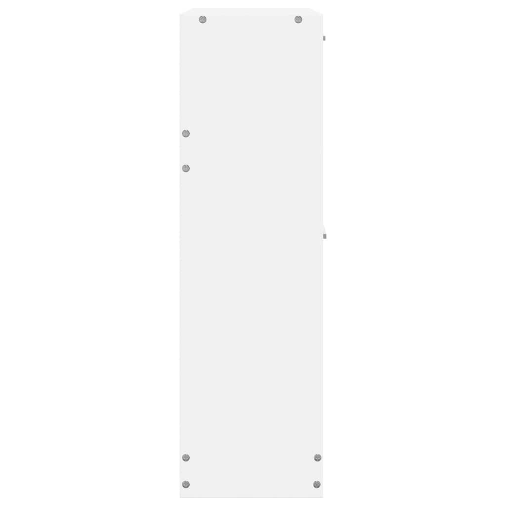 vidaXL Shoe Cabinet | White | Engineered wood, plastic, aluminium alloy | Medium 5