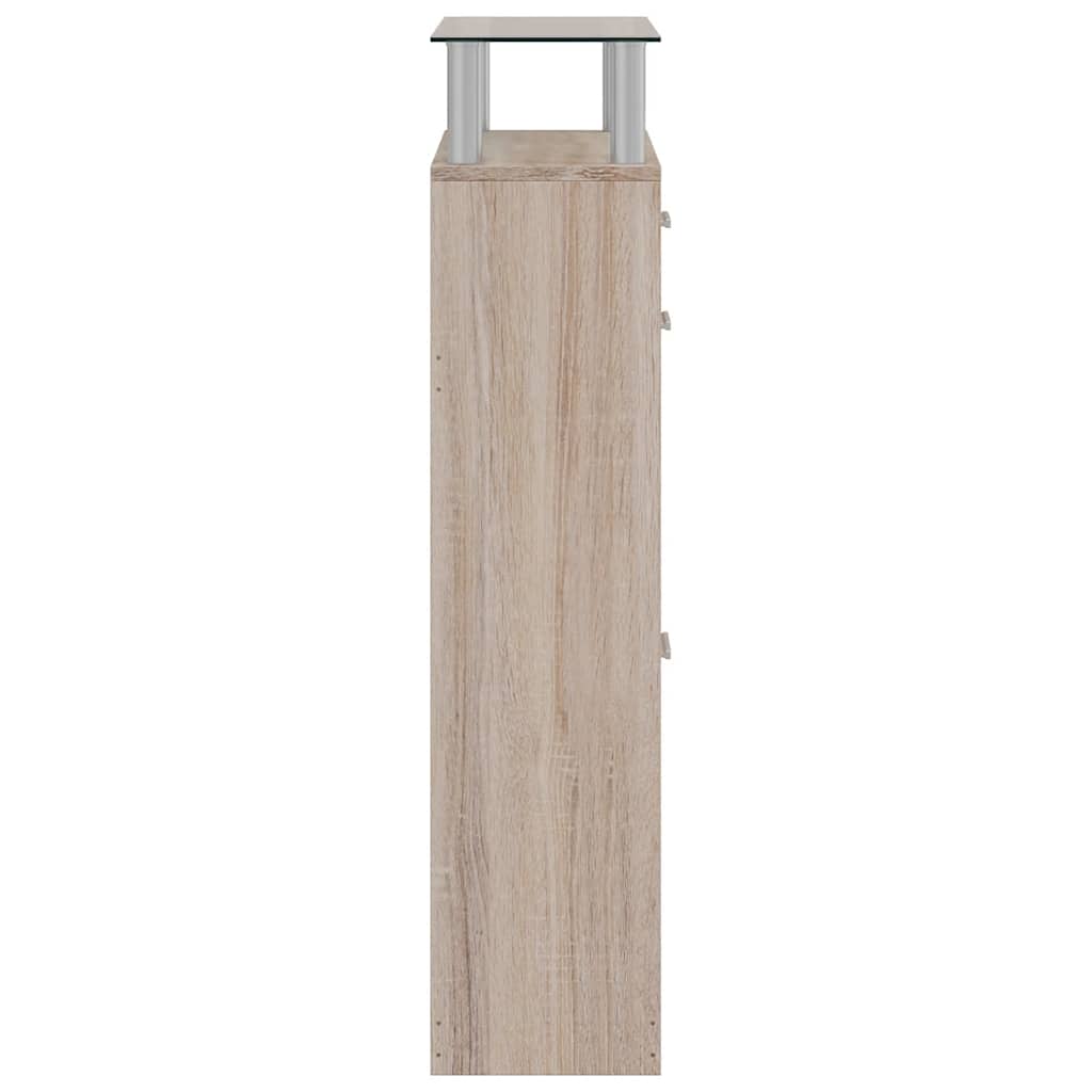 vidaXL Shoe Cabinet | Oak | Engineered wood | Medium | Shoe Cabinet 5