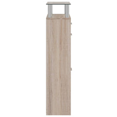 vidaXL Shoe Cabinet | Oak | Engineered wood | Medium | Shoe Cabinet 5