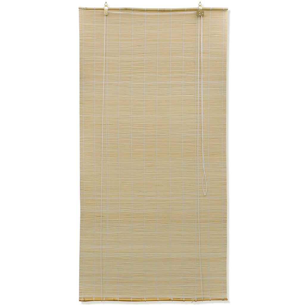 vidaXL Natural Bamboo Roller Blinds 120 x 160 cm 2