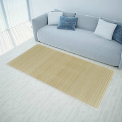 vidaXL Rectangular Bamboo Rug
