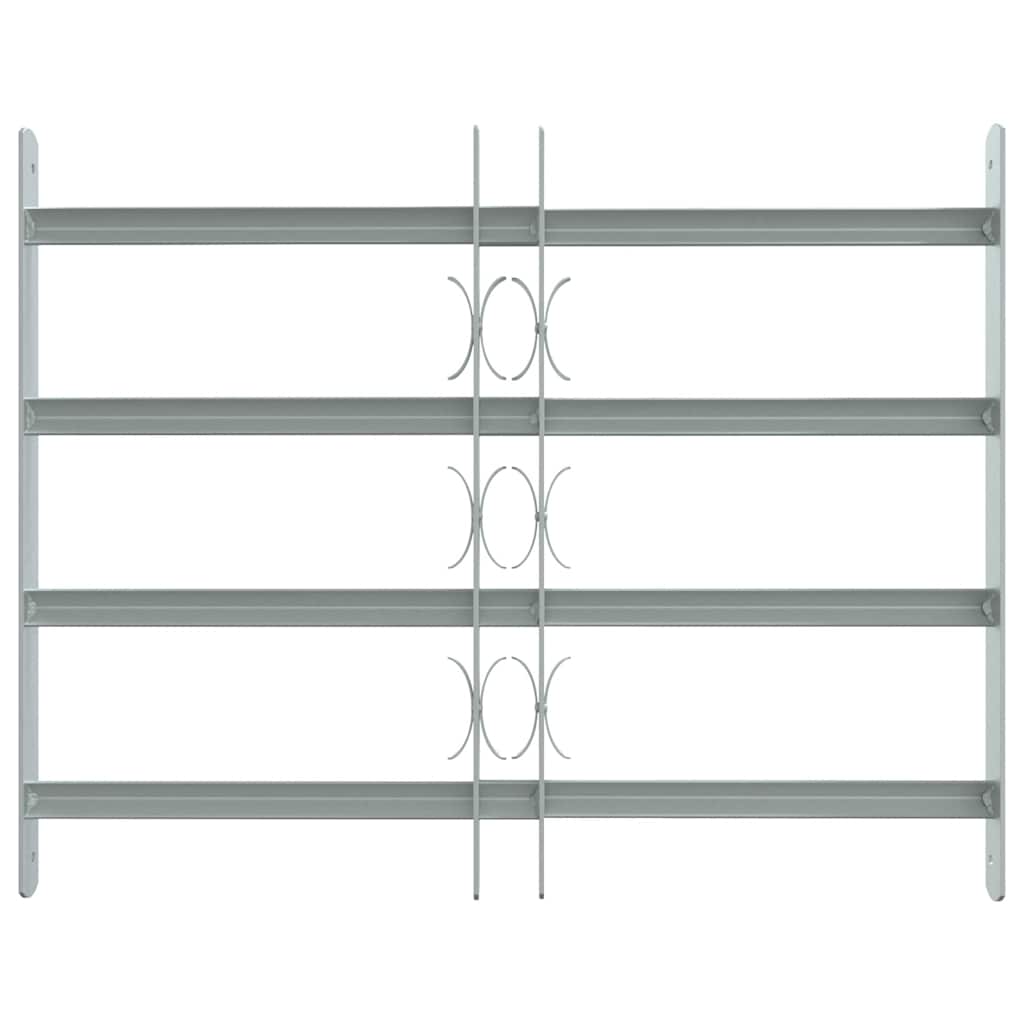 Adjustable Security Grille for Windows with 4 Crossbars 500-650 mm 2