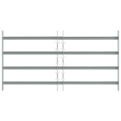 Adjustable Security Grille for Windows with 4 Crossbars 700-1050 mm 4