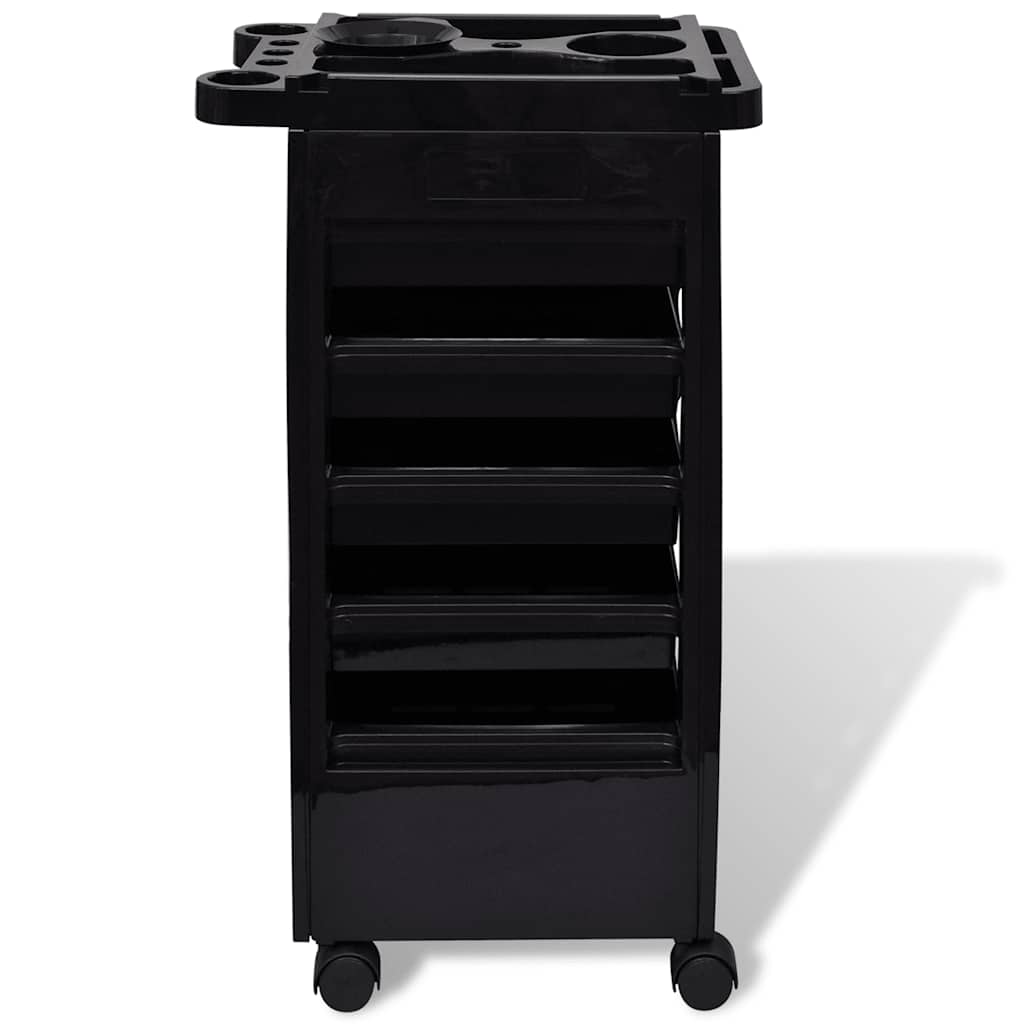 Hair Salon Plastic Trolley with Wheels 4