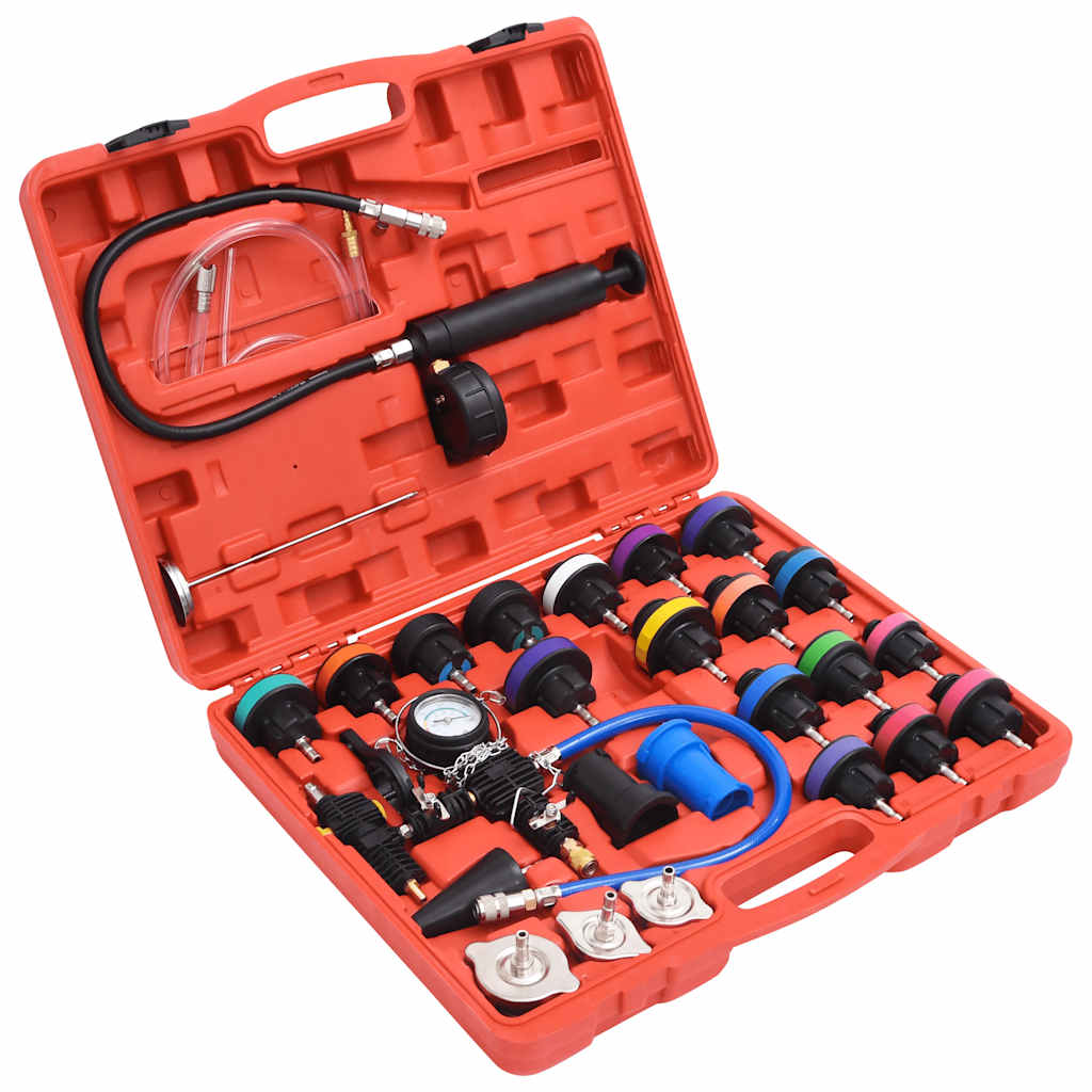 vidaXL 28 Piece Radiator Pressure Tester Kit 1