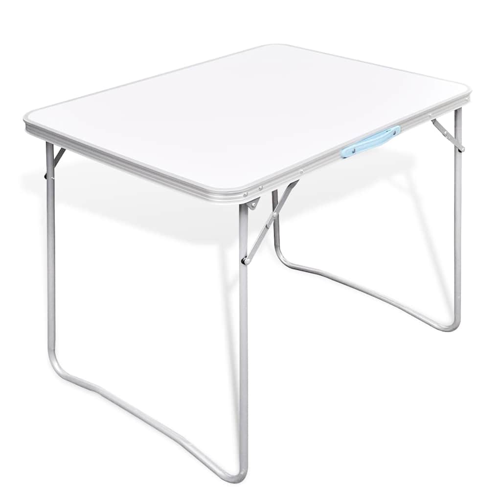 vidaXL Foldable Camping Table with Metal Frame 80 x 60 cm 1