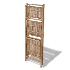 41493 vidaXL 3-Tier Folding Bamboo Plant Rack 3
