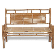 vidaXL Garden Bench 120 cm Bamboo 2