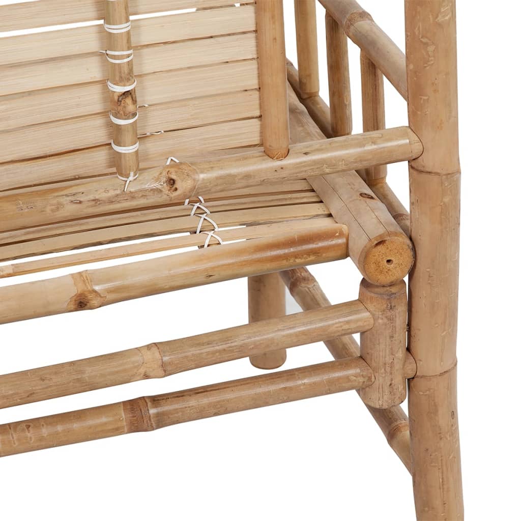 vidaXL Garden Bench 120 cm Bamboo 3