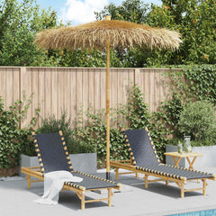 vidaXL Bamboo Garden Parasol 270 cm with Banana Leaf Roof 3