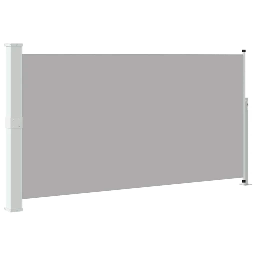Patio Terrace Side Awning 160 x 300 cm Drop 300 cm Width 160 cm Grey