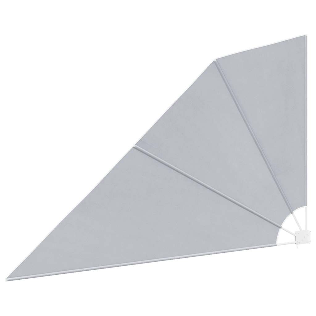 41574 vidaXL Collapsible Balcony Side Awning Grey 160x240 cm 4