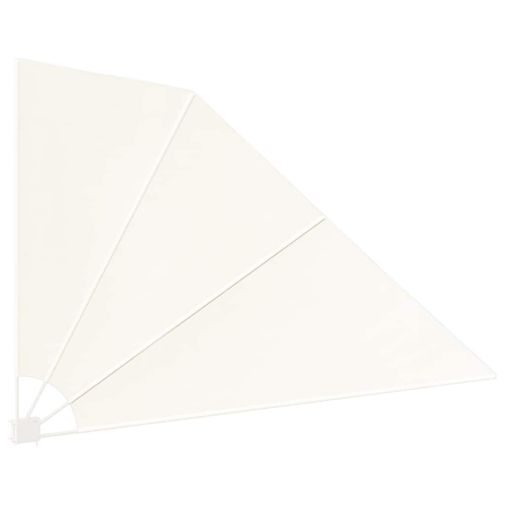 41577 vidaXL Collapsible Balcony Side Awning Cream 160x240 cm 5