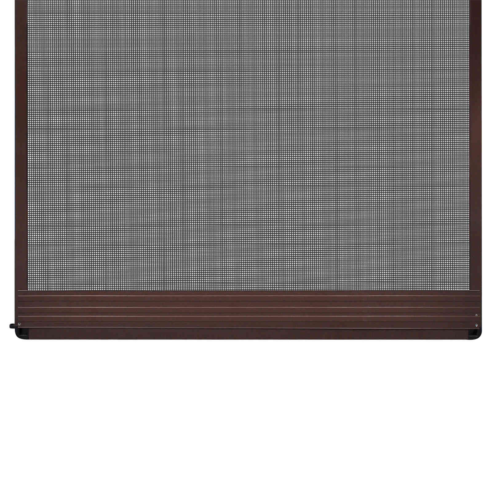 vidaXL Hinged Insect Screen Manual Brown and Black 120 x 240 cm 4