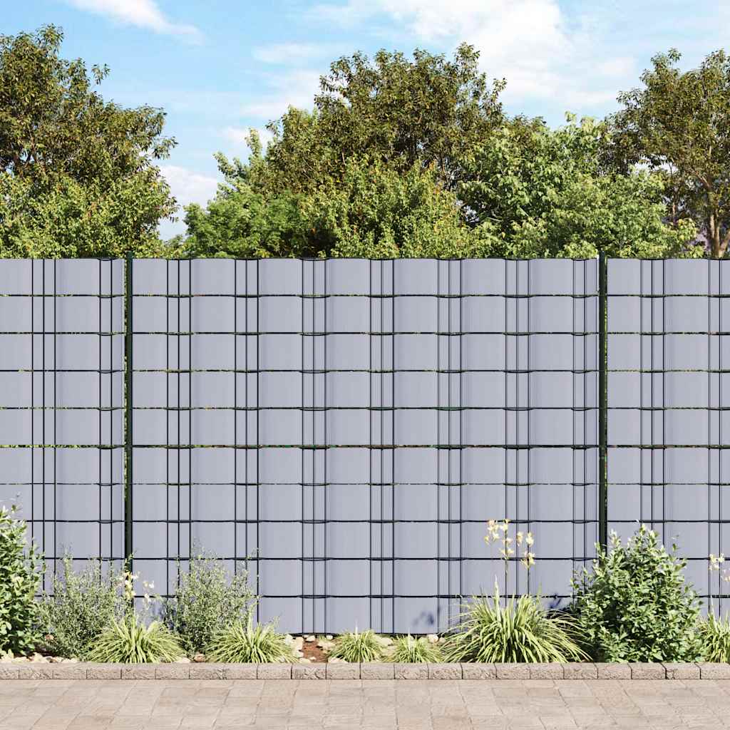 vidaXL Privacy Strip PVC 70x0.19 m Light Grey 1