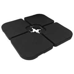 vidaXL Parasol Base | Black | Plastic | 60 L capacity | Heavy Weight Endurance 5