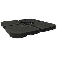 vidaXL Parasol Base | Black | Plastic | 60 L capacity | Heavy Weight Endurance 6