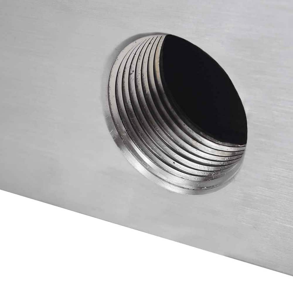 Rectangular Waterfall Pool Fountain Stainless Steel 45 cm
