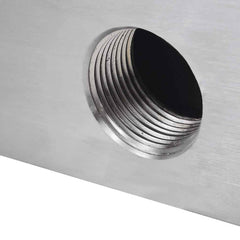 Rectangular Waterfall Pool Fountain Stainless Steel 45 cm