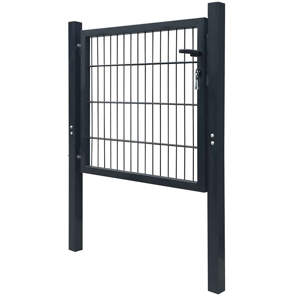 2D Fence Gate (Single) Grey 100 x 80 cm