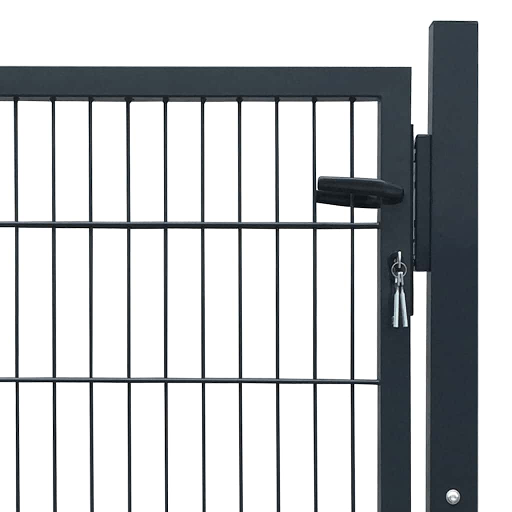 2D Fence Gate (Single) Grey 100 x 80 cm
