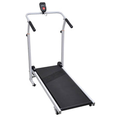 vidaXL Mini Treadmill Folding 93 x 36 cm Black 2