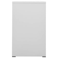 vidaXL Filing Cabinet Light Grey 46x62x102,5 cm Steel 4