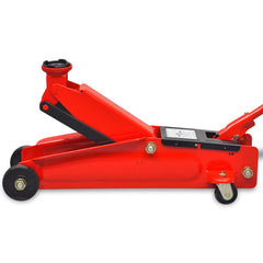 210320 Low-Profile Hydraulic Floor Jack 3 Ton Red 3