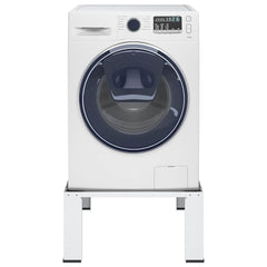 vidaXL Washing machine pedestals White Steel 6