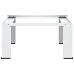 vidaXL Washing machine pedestals White Steel 2