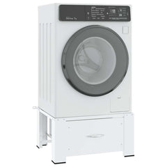 vidaXL Washing machine pedestals White Steel 6