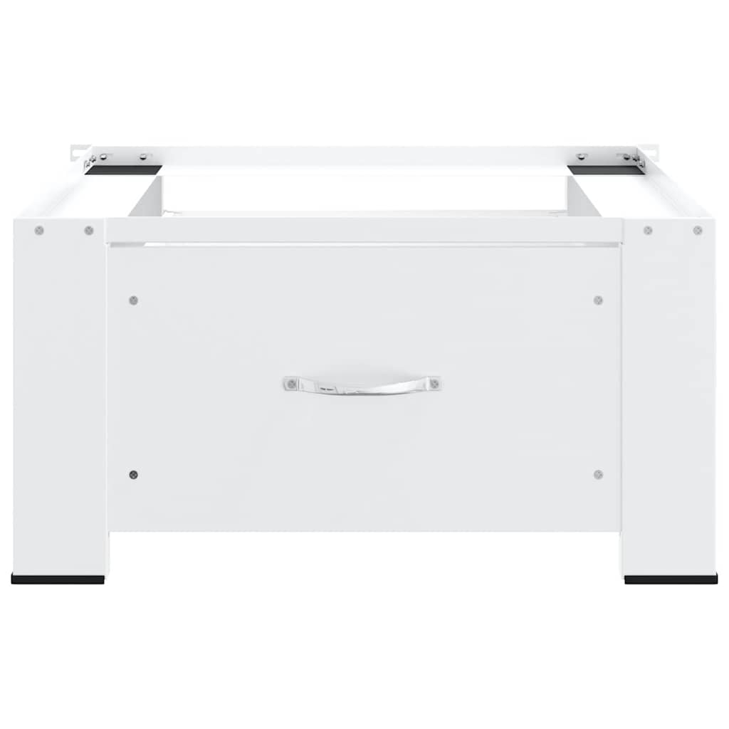 vidaXL Washing machine pedestals White Steel 2