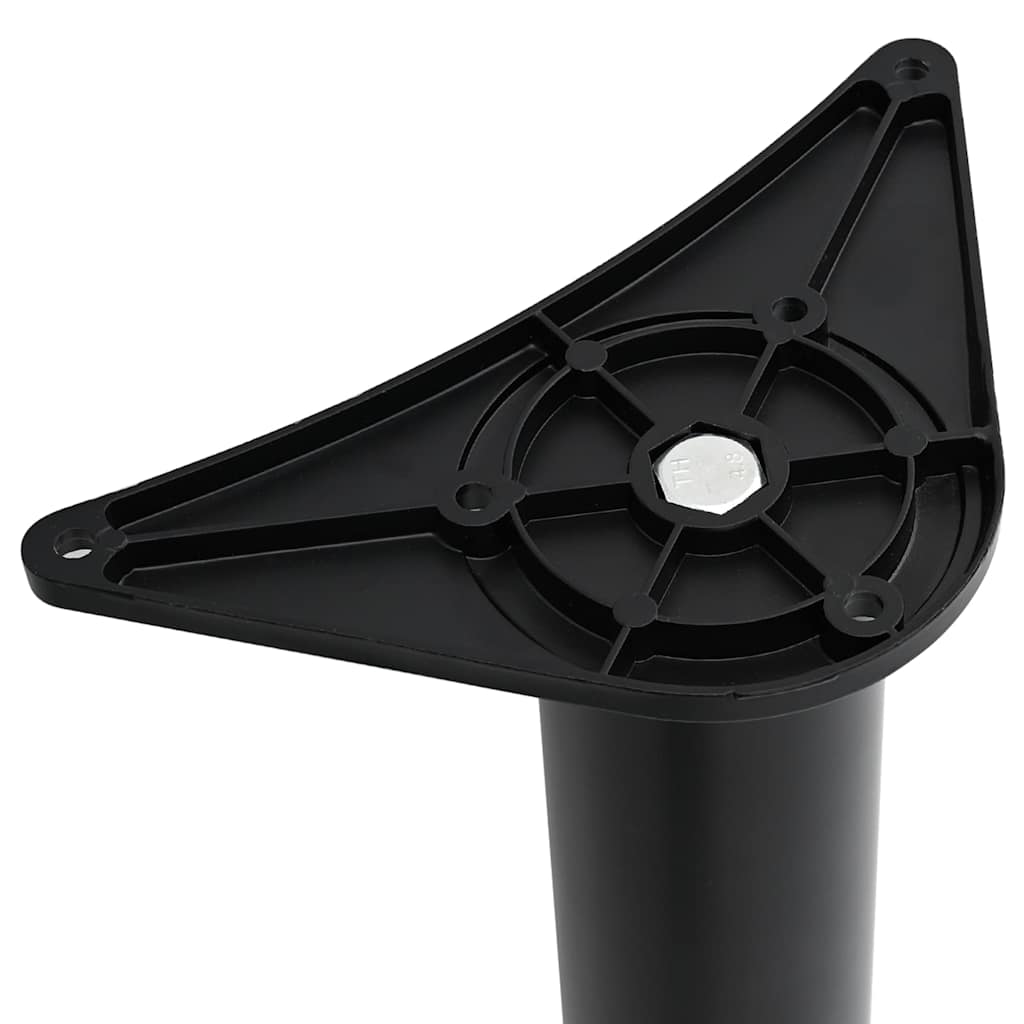 vidaXL 4 Height Adjustable Table Legs Black 870 mm 5